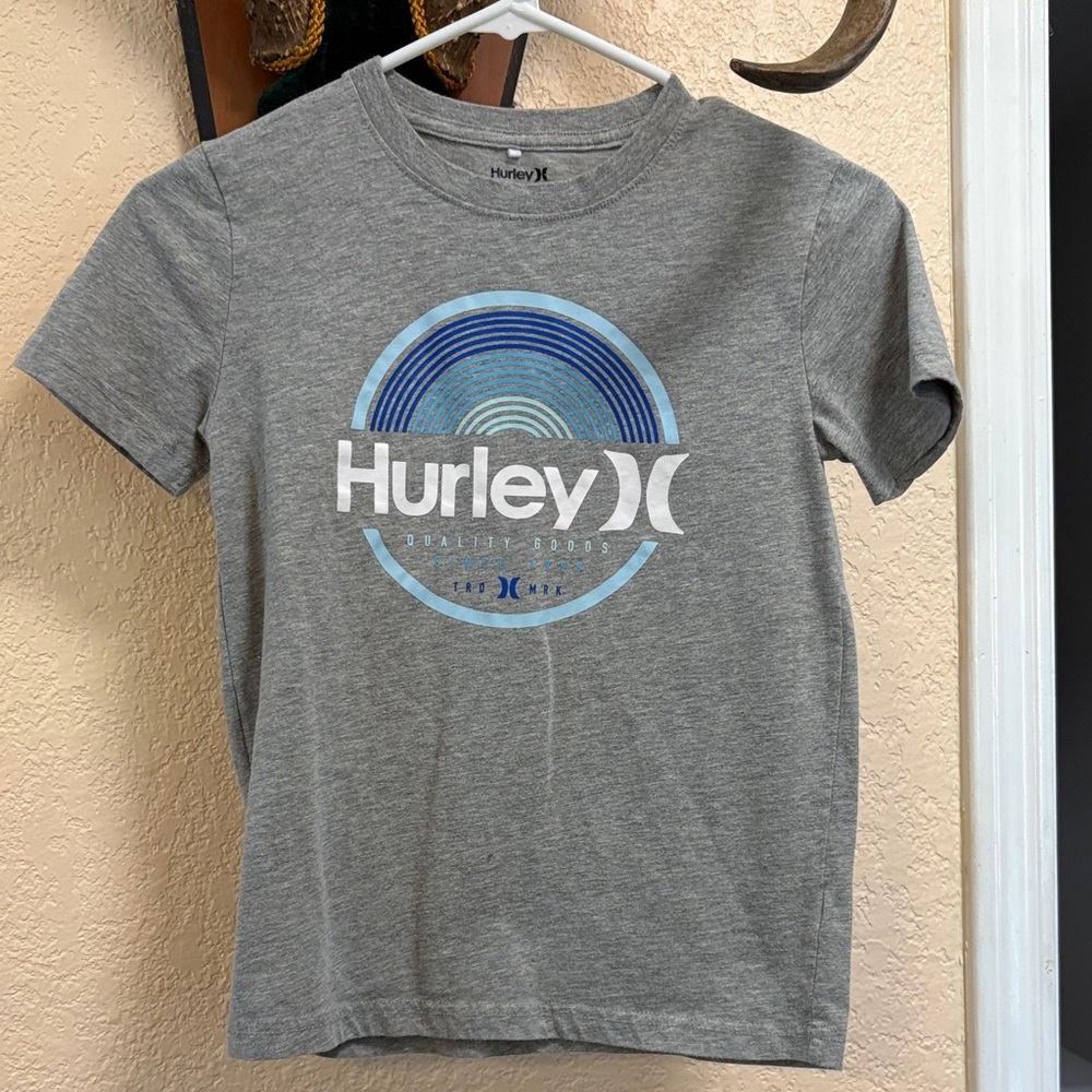 Hurley Blue and Gray Kids Tee